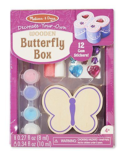 Wooden Butterfly, Wood Butterfly, Box Craft, Scratch Art, Melissa And Doug, Kids Create, Melissa & Doug, Color Crafts, Kids Wood