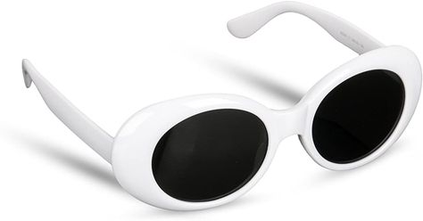 Kurt Cobain Style, Glasses Outfit, Festival Sunglasses, Oval Glasses, Uv400 Sunglasses, White Sunglasses, Sports Eyewear, Shades For Women, Stylish Glasses