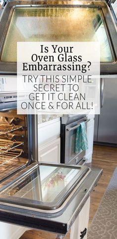 How to Clean Oven Glass Cleaning Oven Glass, How To Clean Oven, Homemade Toilet Cleaner, Clean Baking Pans, Hardwood Floor Cleaner, Cleaning Painted Walls, Oven Cleaner, Glass Cooktop, Deep Cleaning Tips