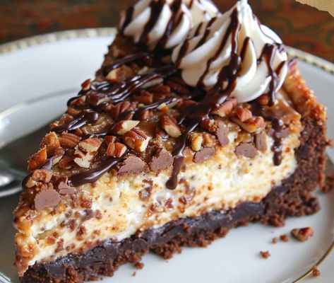 German Chocolate Cheesecake Recipe, German Chocolate Cheesecake, Pecan Topping, Sweet Temptation, Chocolate Crust, Coconut Pecan, Dessert Bar Recipe, Cheesecake Cake, German Chocolate Cake