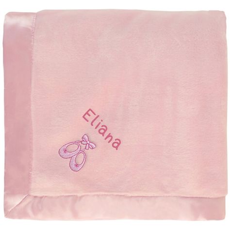 #Eliana baby girl blanket in pink with a cute embroidered Ballet Slippers. The name Eliana is personalized with unique embroidery in a custom design, perfect as a newborn #baby shower gift. https://www.babyblankets.com/pink-baby-blanket?utm_source=pinterest&utm_medium=pin&utm_campaign=girl_name Gifts For Boy, Pink Baby Blanket, Swaddling Blankets, Unusual Baby Names, Girls Names, Baby Girl Blanket, Nap Mat, Name Embroidery, Unique Embroidery