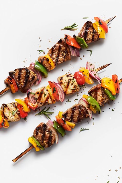 Recipe: Grilled Chicken Kabobs Grilled Kabobs, Chicken Kabob Marinade, Kabob Marinade, Chicken Kabob Recipes, Grilled Chicken Kabobs, Grilling Kabobs, Kabob Recipes, Chicken Kabobs, Chicken Skewers