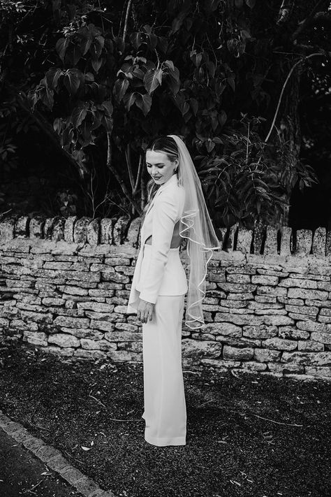 Wedding Suit With Veil, Bridal Suit With Veil, Wedding Trouser Suits, Tailored Wedding Suit, Wedding Suit Women, Wedding Blazers, Wedding Jumpsuit, Suit Women, Wedding Suit