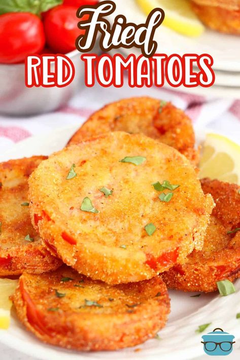 Red Tomato Recipes, Twelve Tomatoes Recipes, Leftover Tomatoes, Fried Green Tomatoes Recipe Easy, Using Fresh Tomatoes, Tomatoes In Oil, Fried Green Tomatoes Recipe, Tomatoes Recipes, Green Tomato Recipes