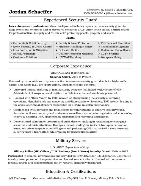 Security Resume, Job Applications, Army Police, Security Guard, Job Application, Resume Design, Wealth Building, Resume Examples, Police Officer