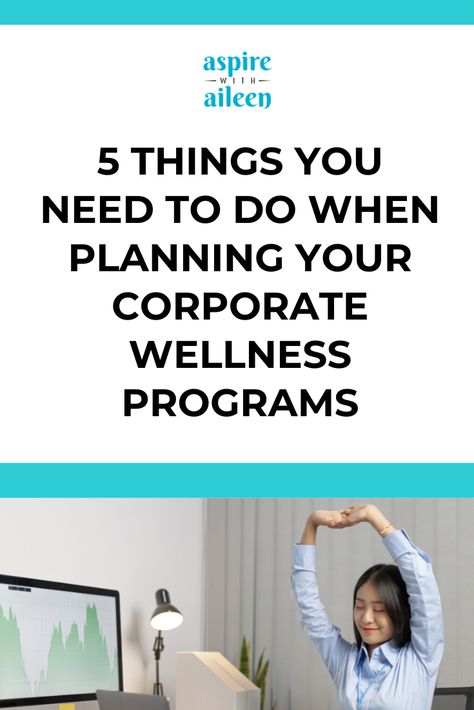 Corporate Wellness Programs can effectively improve your employees' lives both in-office and at home. Use these 5 tips when planning your next Corporate Wellness Program! Employee Wellness Program Ideas, Wellness Program Ideas, Wellness Tools, Office Wellness, Employee Wellness Programs, Ig Design, Corporate Yoga, Corporate Wellness Programs, Wellness Workshop