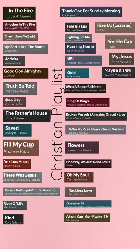 Christian Playlist Worship Playlist Names Spotify, Christian Spotify Playlist Name Ideas, Christian Playlist Names Ideas, Spotify Christian Playlist Names, Christian Bops, Christian Playlist Names, Christian Playlist, Faith Aesthetic, Christian Songs List