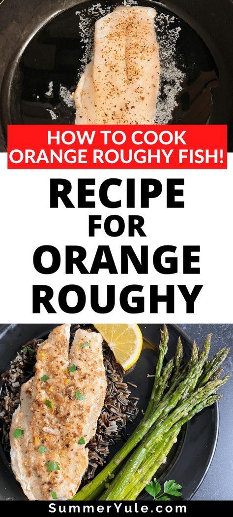 How To Cook Orange Roughy, Pan Seared Orange Roughy, How To Cook Orange Roughy Fish, Recipes For Orange Roughy Fish, Air Fryer Orange Roughy Recipes, Orange Roughy Recipes Healthy, Orange Roughy Recipes Baked Healthy, Air Fryer Orange Roughy, Orange Ruffy Recipes