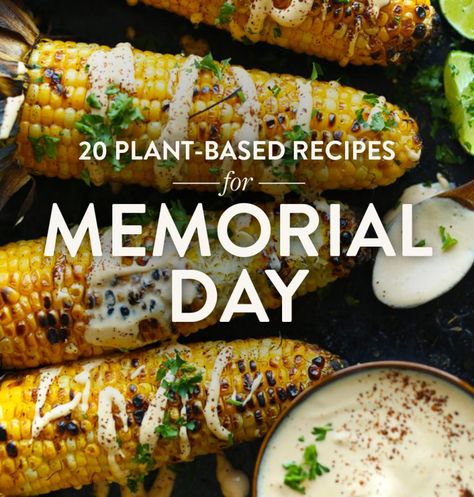 20 plant-based recipes for memorial day Vegan Memorial Day Food, Memorial Day Ideas, Salads Side Dishes, Summer Dinner Recipes Grill, Cookout Dishes, Memorial Day Foods, Vegan Potluck, Bariatric Friendly Recipes, Plantbased Recipes