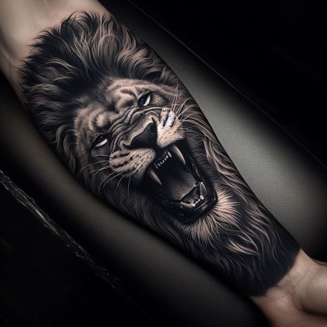 Which one is the best? Lion Design Tattoo, Loin Tattoos Design, Forearm Lion Tattoo, Lion Forearm Tattoo, Tiger Forearm Tattoo, Upper Shoulder Tattoo, Leon Tattoo, Lion Arm Tattoo, Roaring Lion Tattoo