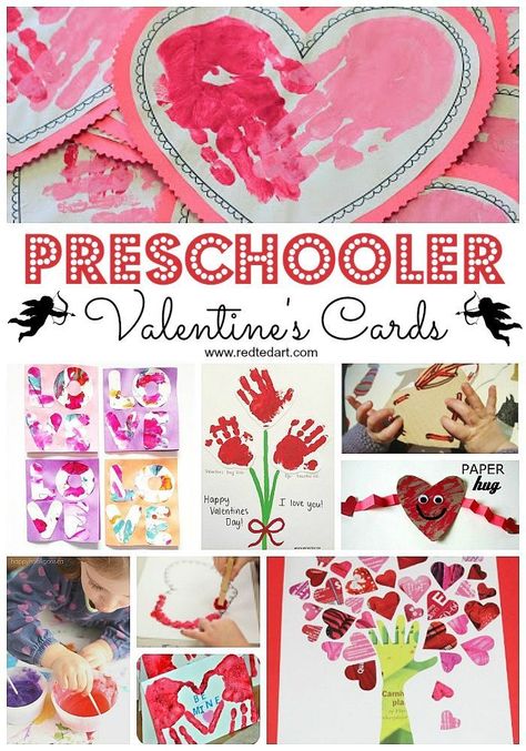 Toddler Valentine Cards, Preschool Valentine Cards, Valentine Card Ideas, Easy Valentine Cards, Preschool Valentine, Preschool Valentine Crafts, Classroom Valentine Cards, Ideas For Preschoolers, Valentines Day Cards Handmade