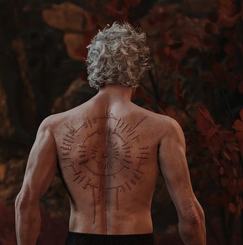 Astarion Baldur's Gate Tattoo, Astarion Scar Tattoo, Astarion Back Tattoo, Astarion Baldurs Gate, Asterion Baldurs Gate, Astarion Baldur's Gate Fanart, Astarion Baldur's Gate Wallpaper, Baldurs Gate 3 Tattoo, Astarion Scars