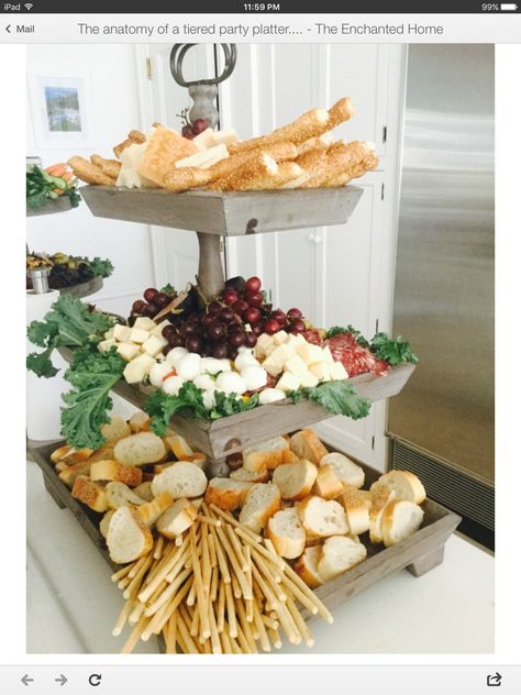 Appetizer Display, Party Platter, Wine And Cheese Party, Wine Tasting Party, Cheese Party, The Enchanted Home, Party Food Platters, Inspired Interiors, Tasting Party