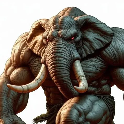 Humanoid Elephant, Humanoid Animals, Marvel And Dc Characters, Truth And Justice, Dc Characters, Art Characters, Reference Poses, Monster Art, Awesome Art