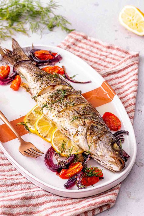 whole branzino. Branzino Recipe Whole, Baked Branzino Recipe, Grilled Branzino Recipe, Whole Branzino Recipe, Roasted Branzino Recipe, Whole Branzino, Roasted Branzino, Branzino Recipe, 2023 Recipes