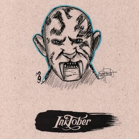 Day 26 Mauvais Dentes - Grimm #grimm #wesen #inktober #inktober2018  #inktoberbrasil  #inktober2018 #draw #desenho #drawer #art  #withe… Grimm Drawings, Grimm Wesen, Drawer Art, Grimm Series, Grimm Tv, Horror Tale, Grimm, Favorite Tv Shows, Tatting