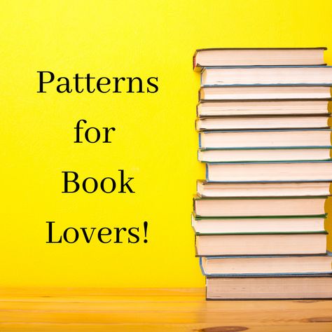 10 Patterns for Book Lovers - Sunflower Cottage Crochet Crochet Book Blanket Pattern, Sewing Projects For Book Lovers, Book Blanket Crochet, Crochet For Book Lovers, Crochet Bookworm, National Read A Book Day, Cottage Crochet, Sunflower Cottage, Heirloom Blanket