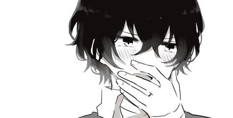 Dazai Dazai Blushing, Dazai Osamu, Blush, Anime