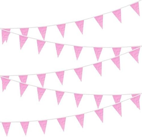 Solid Pink Pennant Banner Flags Pink Blank String Hanging DIY Triangle Bunting Flags,Party Decorations for Grand Opening,Party Events Celebration,Kids Birthday (50 Feet 30 Flags) Triangle Bunting, Grand Opening Party, Hanging Diy, Pennant Banner, Bunting Flags, Pennant Banners, Party Events, Graduation Party Decor, Grand Opening