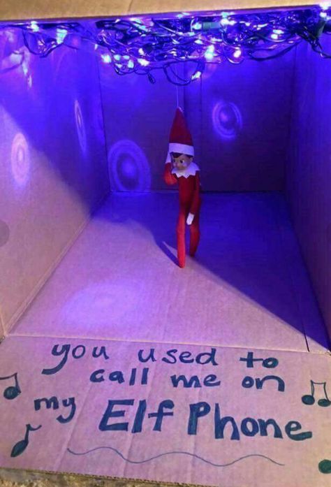 Elf On The Shelves, Elf Ideas Easy, Awesome Elf On The Shelf Ideas, Elf Activities, Xmas Elf, Elf Antics, Elf Fun, Buddy The Elf, An Elf