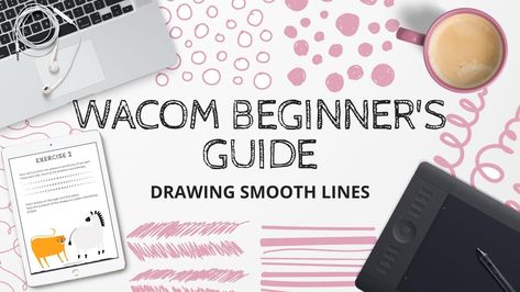 Wacom Tablet Tutorial, Wacom One Digital Art, Drawing Straight Lines, Wacom Pen, How To Draw Anything, Digital Art Tutorial Beginner, Pen Tablet, Computer Knowledge, Digital Art Beginner