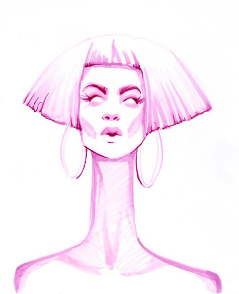 Fashion Faces Illustrations, Fashion Sketch Face, Fashion Figure Face, Fashion Face Drawing, Fashion Face Illustration, Fashion Sketches Face, Fashion Illustration Faces, Fashion Sketches Inspiration, Sketches Face