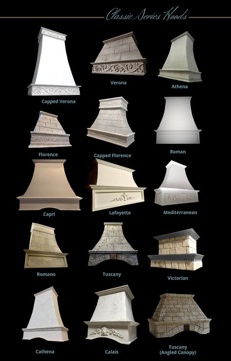 French Range Hood, Stove Hood Ideas Diy, Stone Range Hood Ideas, Stone Hoods In Kitchen, Stone Oven Hood, Oven Hood Ideas, Stone Vent Hood, Cast Stone Range Hood, Kitchen Stove Hoods