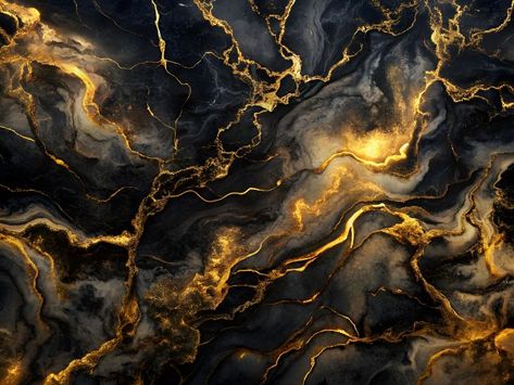 Black and gold abstract - ArtBond Black And Gold Background Aesthetic, Black And Gold Asthetics Wallpaper, Black And Gold Aesthetic Background, Wallpaper Black & Gold, Evil Mask, Black And Gold Marble Background, Marble Texture Seamless, Gold Marble Wallpaper, Black And Gold Aesthetic