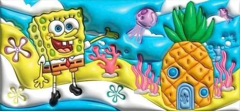 Spongebob Tumbler Wrap, 3d Wallpaper Iphone Dark, 3d Sublimation Designs, 3d Spongebob, Spongebob House, Dual Monitor Wallpaper, Spongebob Birthday Party, Sublimacion Ideas, Jelly Wallpaper