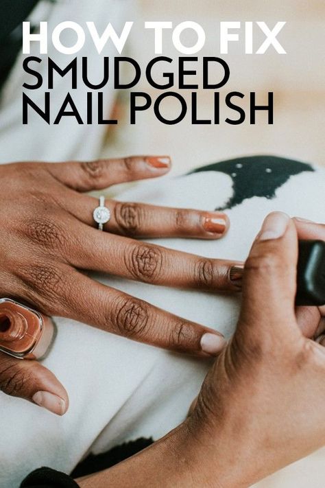 Fix Nail Polish, Bumpy Nails, At Home Manicure, Bad Nails, Paint Nails, Quick Nail, Art Hacks, Nail Painting, Fingernail Polish