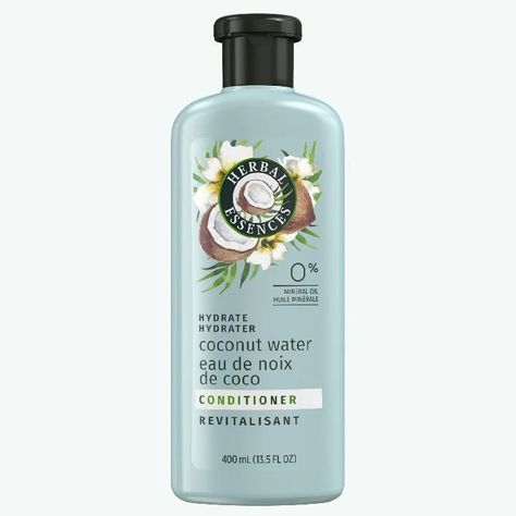 Coconut Water & Jasmine Conditioner | Herbal Essences Jasmine Flower, Herbal Essences, Fruit Juice, Flower Extract, Wet Hair, Coconut Water, Mineral Oil, Natural Oils, Natural Ingredients