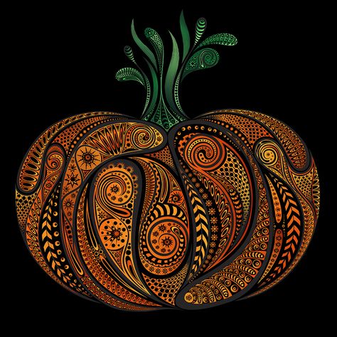 Pumpkin Zentangle, Halloween Art Ideas, Halloween Zentangle, Haunted House Drawing, Pumpkin Patterns Free, Patterns Halloween, Pumpkin Patterns, Pumpkin Vector, Spooky Art