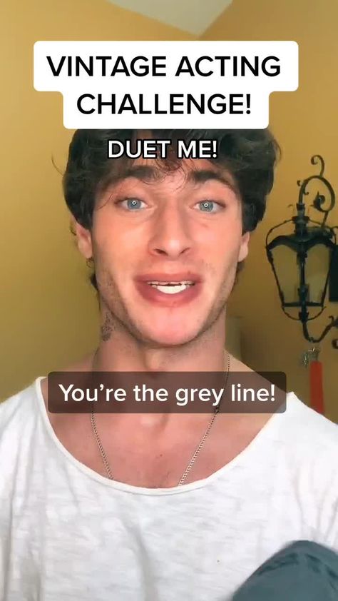 Duet Acting Challenge Videos, Chris Barnett Acting Challenge, Line Acting Challenge, Script Acting Challenge, Acting Challenge Duet Me, Vintage Acting Challenge, Acting Challenge Tiktok Duet Videos, Acting Scripts To Practice, Chris Barnett