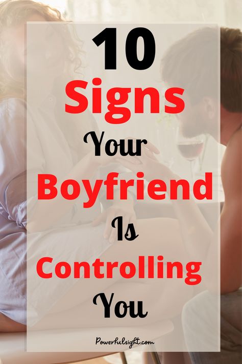 When you are in love with a manipulative boyfriend, they are warning signs you will notice. Some relationships are toxic and unhealthy for our lives. Here are the signs of a controlling boyfriend and what you should do if your partner is controlling you. Controlling Men Quotes Relationships, Signs Of Controlling Relationship, Controlling Relationships Psychology, Toxic Boyfriend Quotes, Manipulative Boyfriend, Controlling Boyfriend, Toxic Boyfriend, Controlling Partner, Possessive Boyfriend