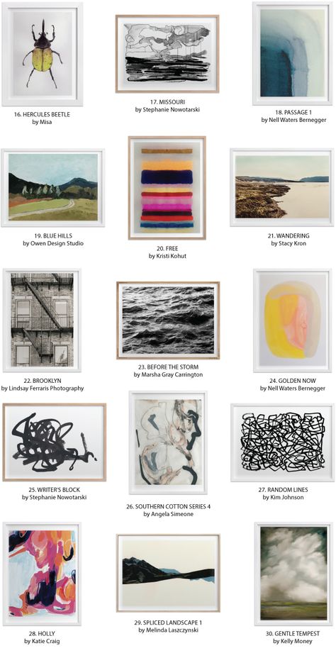 Minted's Newest Curator + 30 of My Favorite Art Prints! - Chris Loves Julia Free Printable Artwork, Crafts Beads, Jobs In Art, Minted Art, Cheap Art, Simple Artwork, Art Major, Chris Loves Julia, Learn Art