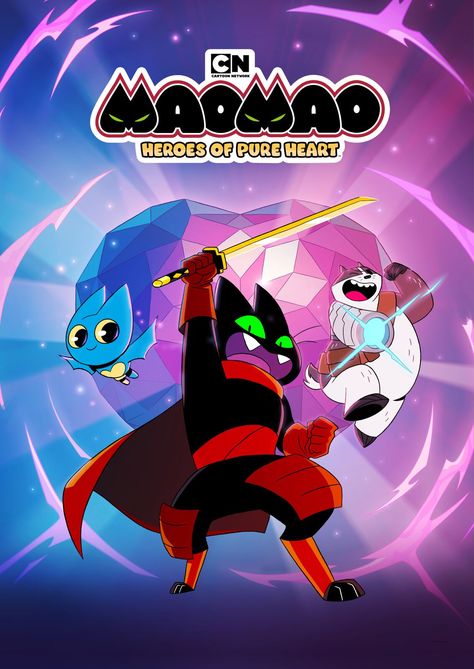 Cartoon Network debuts Mao Mao: Heroes of Pure Heart in the Philippines Alice Dixson, Tv Series Poster, Cartoon Network Fanart, Cat Bedroom, Cn Cartoon Network, Series Poster, Pure Heart, Heart Poster, Drama Total