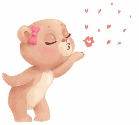 Blowing Kisses Picture, Good Morning Kiss, Funny Cartoon Photos, Valentine Cartoon, Hugs And Kisses Quotes, Teddy Bear Images, Good Morning Funny Pictures, Happy Valentines Day Images, Animated Emoticons