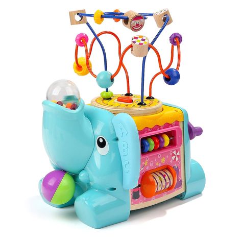 Baby Toy with Bead Maze Activity Cube Baby, Toddler Safety, Cube Toy, Activity Cube, Educational Baby Toys, Activity Toys, Baby Learning, Boy And Girl, Learning Toys