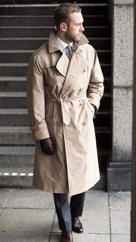 Brown Coat Outfit Winter, Black Winter Coat Outfit, Mens Trench Coat Outfit, Winter Outfits Coat, Mens Winter Outfits, Trench Coat Outfit Winter, Coat Outfit Winter, Mens Brown Coat, Brown Coat Outfit