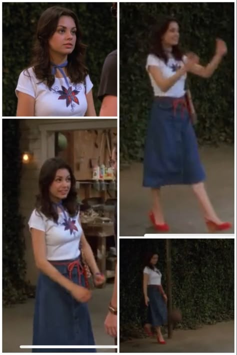 Jackie From That 70s Show Outfits, Jackie That 70s Show Outfit, 1970s Inspired Outfits, Jackie 70s Show, Cinema Fits, Jackie Outfits, Jackie Burkhart Outfits, That 70s Show Outfits, 70s Show Outfits