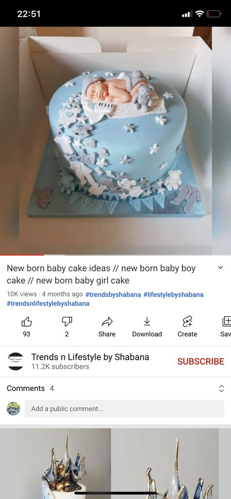 Cake For Newborn Baby Boy, New Born Baby Boy, Boy Cake, Beautiful Cake Designs, Baby Boy Cakes, Newborn Baby Boy, Baby Cakes, New Born Baby, Beautiful Cake