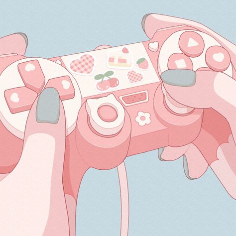 Pink Games, Soft Pink Theme, Pastel Pink Aesthetic, Cute Kawaii Drawings, A Silent Voice, Pink Themes, Kawaii Wallpaper, Art Icon, Kawaii Drawings