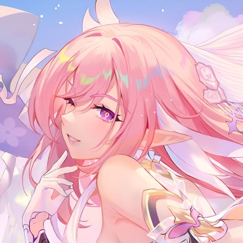 Honkai Impact 3rd Elysia Fanart, Honkai Elysia Fanart, Elysia Matching Pfp, Cute Anime Pfp Pink, Elysia Pfp, Elysia Icon, Pink Anime Pfp, Pink Pfp, Sing For You