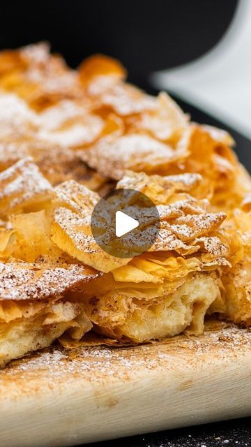 Antoniou Fillo Pastry on Instagram: "APPLE PIE BOUGATSA. Apple and custard is one of our family’s favourite dessert flavour combinations. What’s not to love about creamy custard, spiced apples, crispy Fillo Pastry and almonds? We enjoy this warm with a scoop of ice cream. Head to our website for the recipe, here is the link which you can copy into your internet browser (also in our bio): https://antonioufillo.com.au/blog/recipes/apple-pie-bougatsa  #bougatsa #applepie #desserttime" Bougatsa Recipe, Flavour Combinations, Scoop Of Ice Cream, Custard Desserts, Cooking Healthy, Greek Cooking, Apple Desserts, Spiced Apples, Baklava