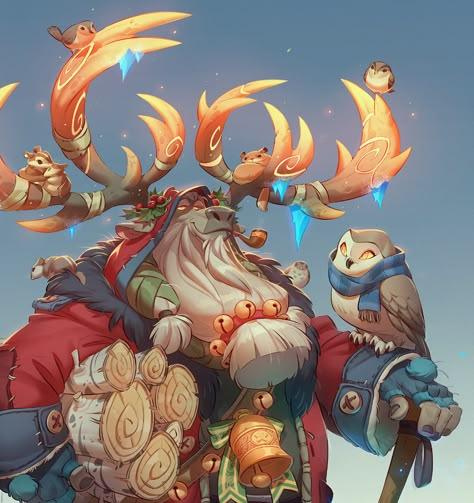 ArtStation - Rudolph Pixiv Fantasia, Game Character Design, Christmas Characters, Cartoon Character Design, Creature Design, Animal Illustration, Cartoon Character, Fantasy Character Design, Character Design Inspiration