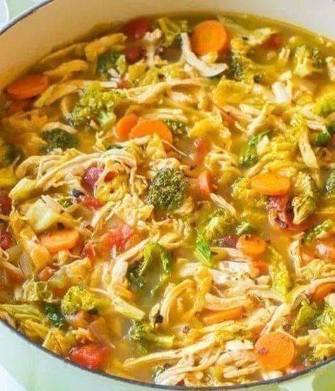 Mediterranean Diet Recipes 2024 | Detox Southwest Soup | Facebook Southwest Soup Recipe, Southwest Soup, Detox Chicken Soup, Southwestern Chicken Soup, Southwest Chicken Soup, Low Carb Easy, Southwest Chicken, Ketogenic Meal Plan, Detox Soup