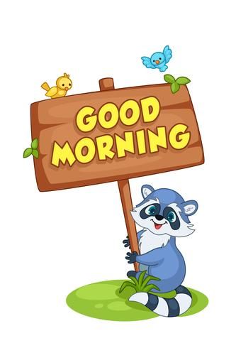 Good Morning Letter, Raccoon Cartoon, Six Pack Diet, Good Morning Cartoon, New Good Night Images, Morning Board, Good Morning Funny Pictures, Beautiful Morning Quotes, Cute Good Morning Images