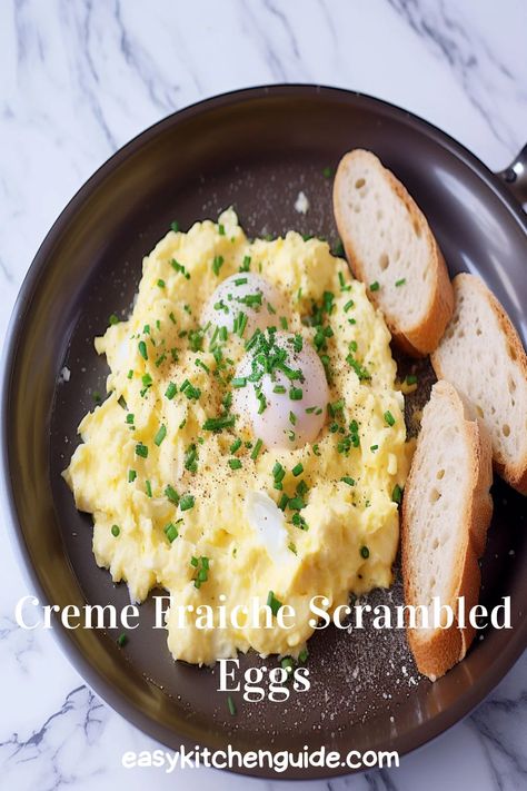 Kitchen Guide, Scrambled Egg, Creamed Eggs, Silky Texture, Gluten Free Breakfasts, Breakfast Options, Secret Ingredient, Scrambled Eggs, Yummy Breakfast