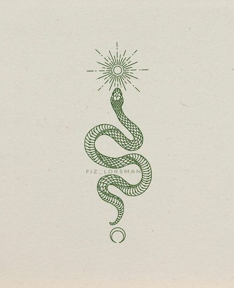 Elizabeth Forsman on Instagram: "Snake sun and moon . Rework of an old favorite, tattoo permit available link in bio! . #drawing #art #design #snake #sun #moon #snakemoon #snakesun #sunandmoon #sunandmoontattoo" Honey Badger Tattoo, Badger Tattoo, Indian Tattoo Design, Moon Sun Tattoo, Crescent Moon Tattoo, Serpent Tattoo, Evil Eye Tattoo, Snake Drawing, Panther Tattoo