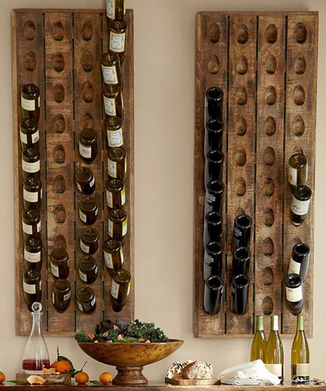 French Wine Bottle Riddling Rack Diy Wine Rack Projects, Wine Rack Projects, Riddling Rack, Rack Decor, Wine Glass Shelf, Rustic Wine Racks, Empty Wine Bottles, Wood Wine Racks, Wine Glass Rack